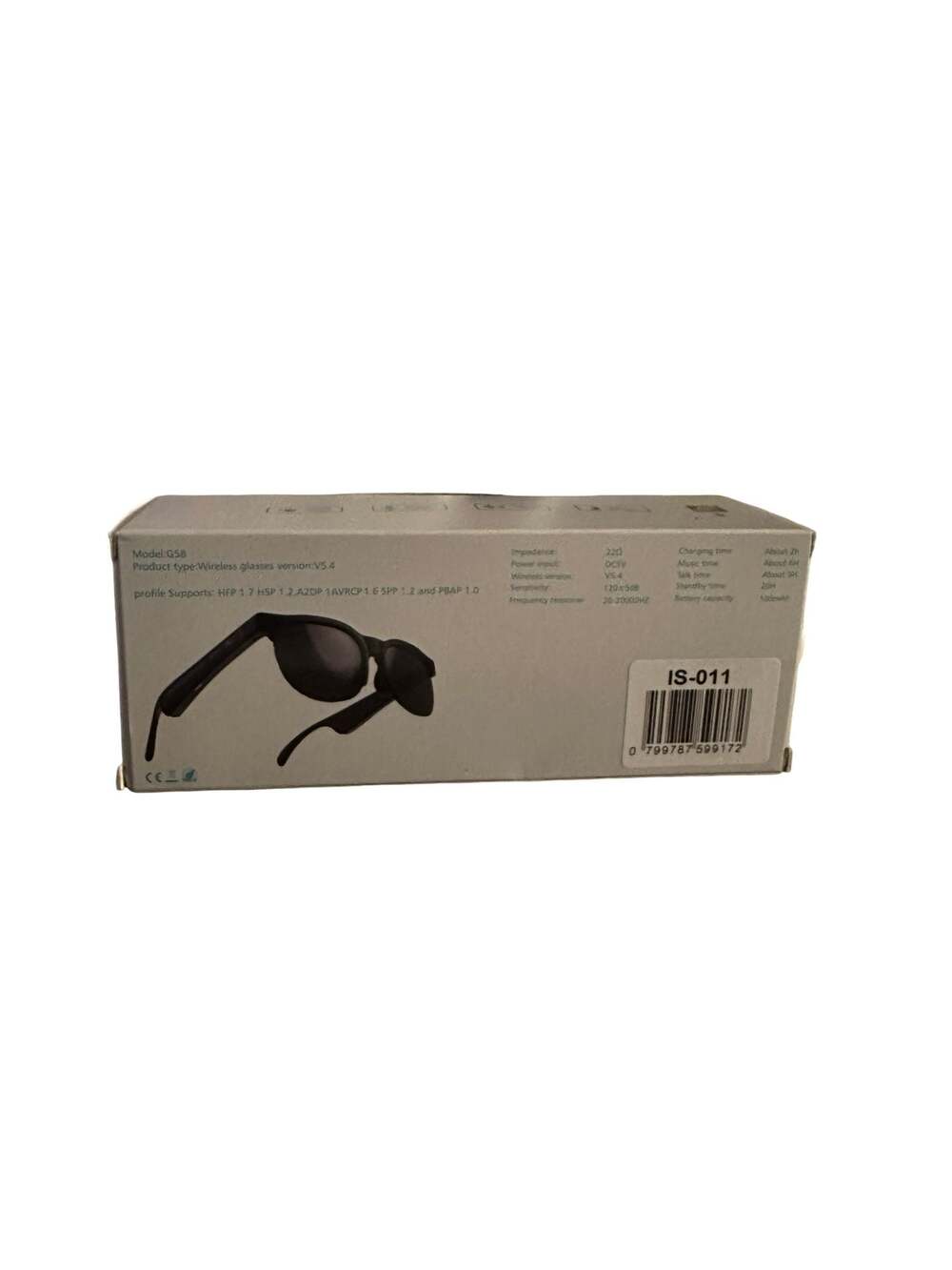Brand new G58 Smart Audio Sunglasses in black. - Picture 3 of 4